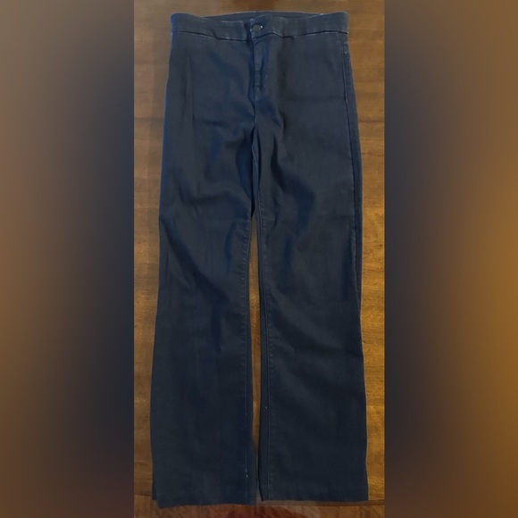 J Brand Indigo Blue Tailored Trouser Style Flare Jeans - Picture 1 of 8